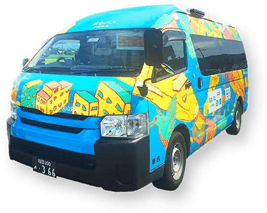 KAWASEMI BUS DESIGN PROJECT「まちバス」ラッピングデザイン