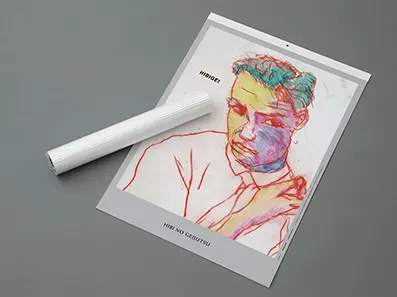 ポスターに書かれたイラスト