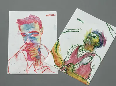 ポストカードに書かれたイラスト